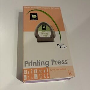 Printing Press Cricut